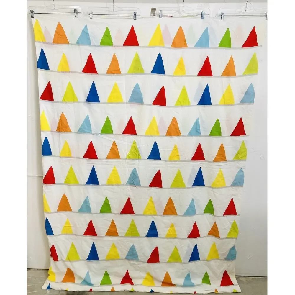 IKEA Vitaminer Vimpel Duvet Cover Colorful Pennant Flags Sheet Bangladesh 1999 S